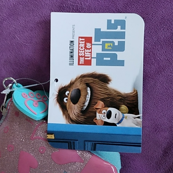NWTS THE SECRET LIFE OF PETS 3 Compartment zippered bag case pencils crayons T2 - Picture 3 of 9